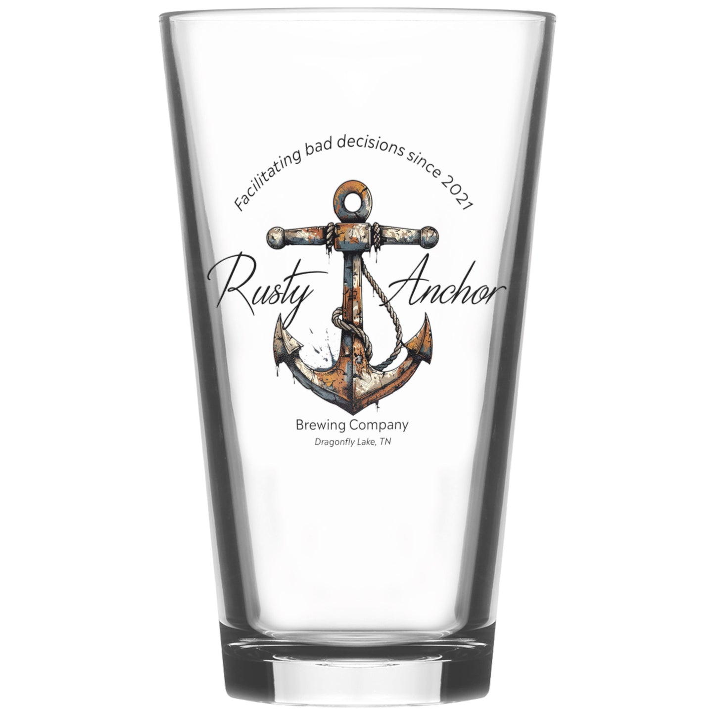 Rusty Anchor Brewing Co - Pint Glass