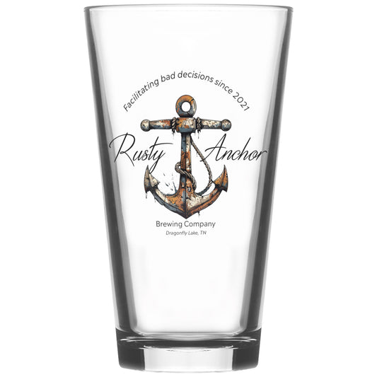 Rusty Anchor Brewing Co - Pint Glass